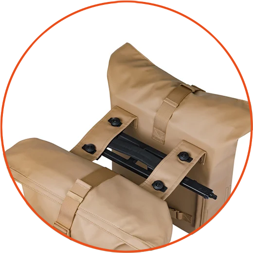 Podwójna sakwa rowerowa Basil Brooklyn MIK 2.0 41L