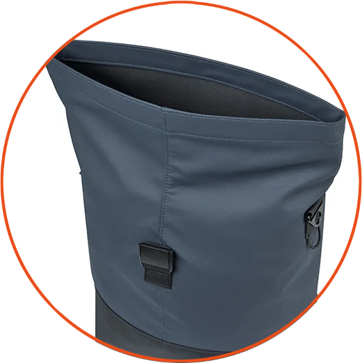 Pojedyncza sakwa rowerowa Basil Cove 14-16L MIK Hooks