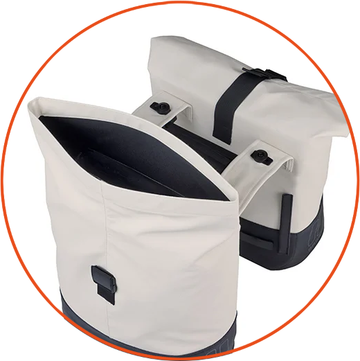 Podwójna sakwa rowerowa Basil Cove MIK 2.0 28-32L