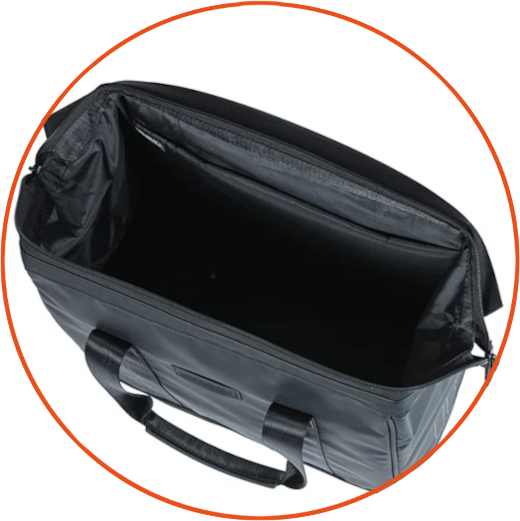 Pojedyncza sakwa rowerowa Basil Grand Tarpaulin 23L MIK Hooks