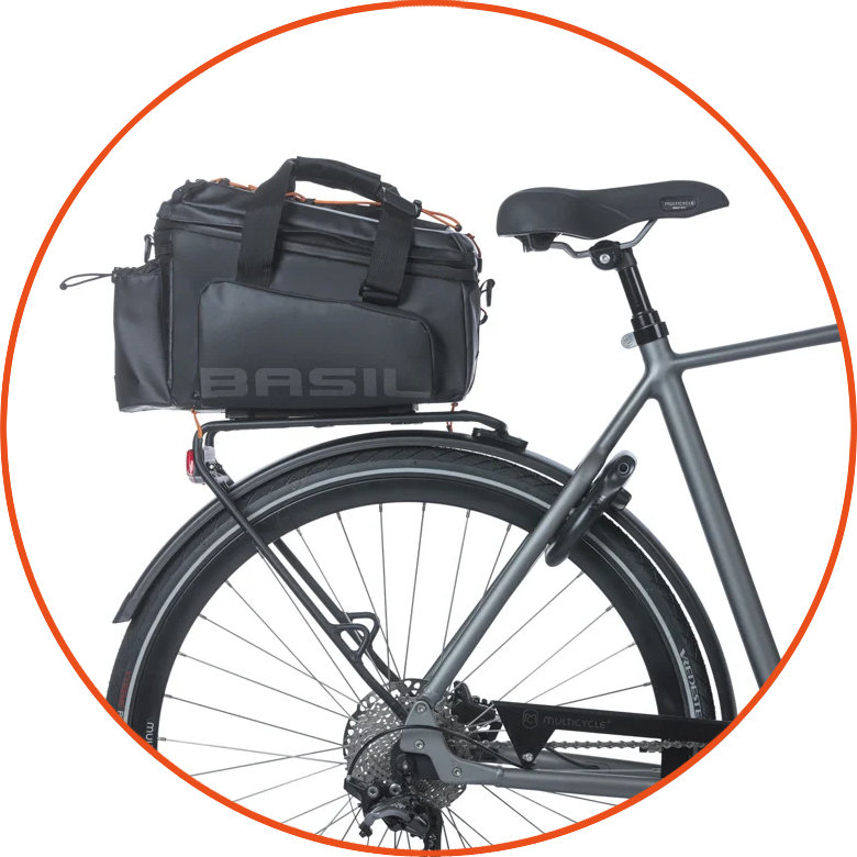 Sakwa na tylny bagażnik rowerowy Basil Miles Tarpaulin  XL Pro MIK 2.0
