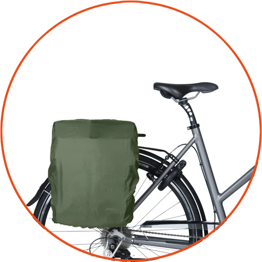 Pojedyncza sakwa rowerowa Basil Move Commuter 15L MIK Hooks