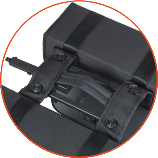 Podwójna sakwa rowerowa Basil Tour Waterproof 28L MIK 2.0