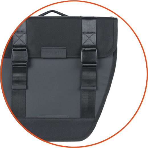 Podwójna sakwa rowerowa Basil Tour Waterproof 28L MIK 2.0