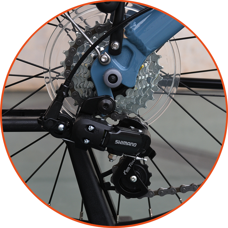 Rower składany Dahon Vybe D7 zębatka shimano 7speed łańcuch kmc