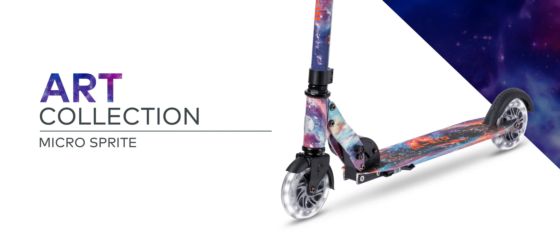 Hulajnoga dla dzieci Micro Sprite LED Art Collection Glow