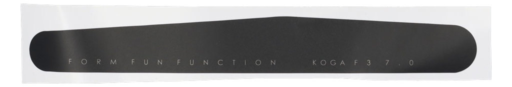 Naklejka ochronna do ramy pod łańcuch dla Koga F3 7.0