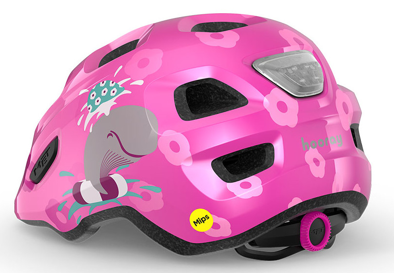 Dziecięcy kask rowerowy MET Hooray! Pink Whale MIPS