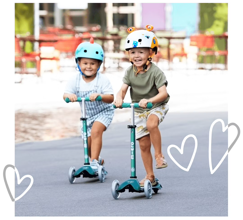 Jeździk i hulajnoga Mini2Grow Micro Deluxe Magic LED 2.0