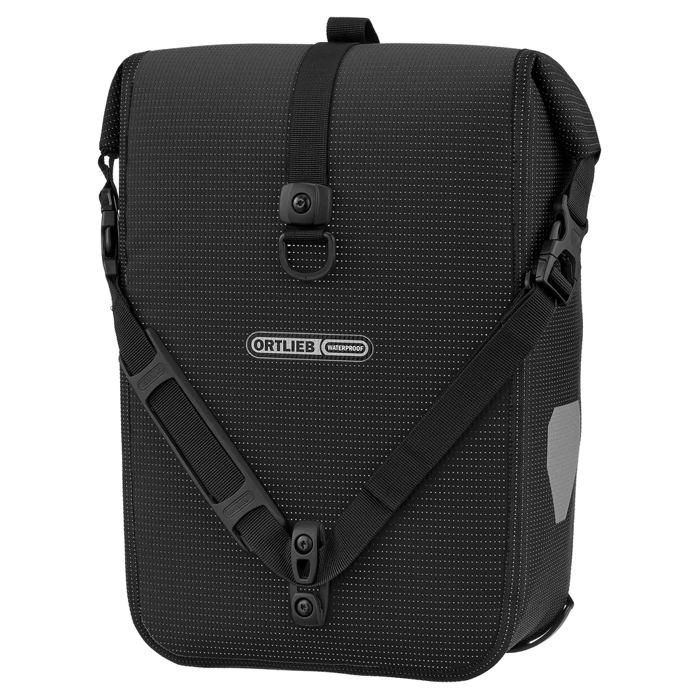 Sakwa rowerowa Ortlieb Sport-Roller High Visibility Black 14.5L