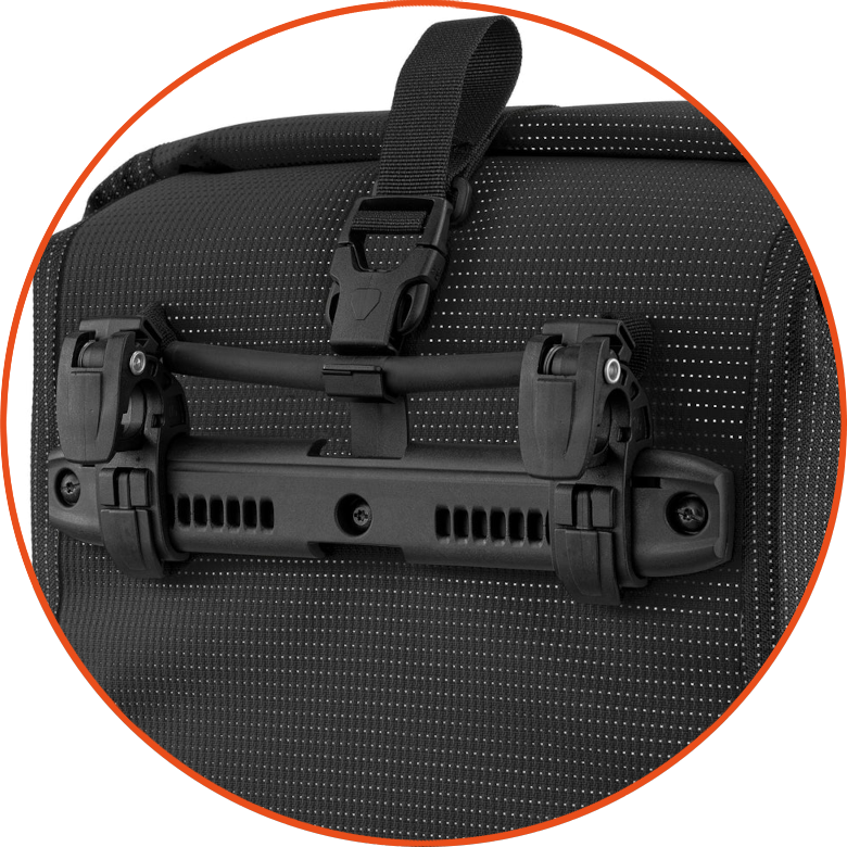 Sakwa rowerowa Ortlieb Sport-Roller High Visibility Black 14.5L