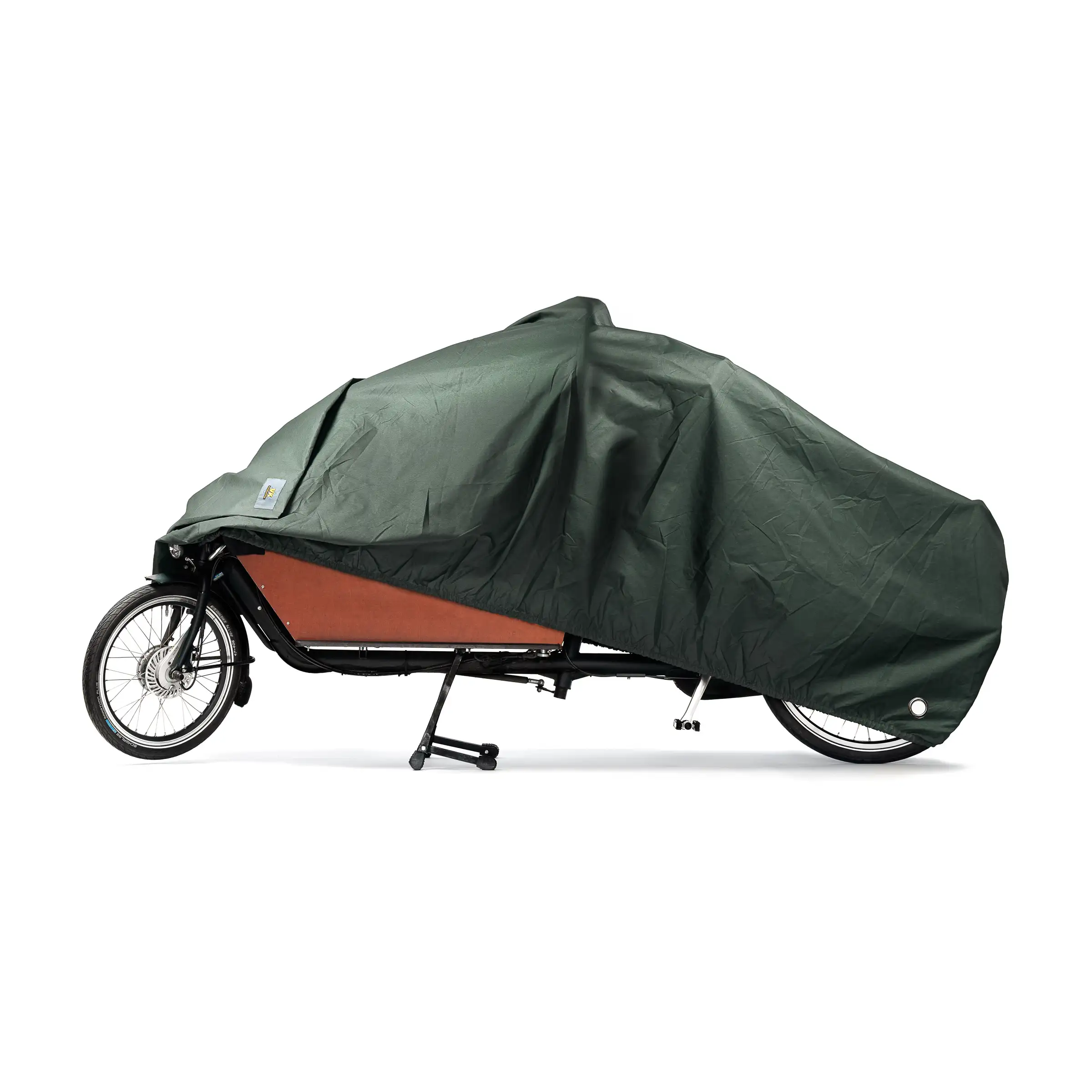 Pokrowiec na rower cargo VK International 115×300 cm - forest green