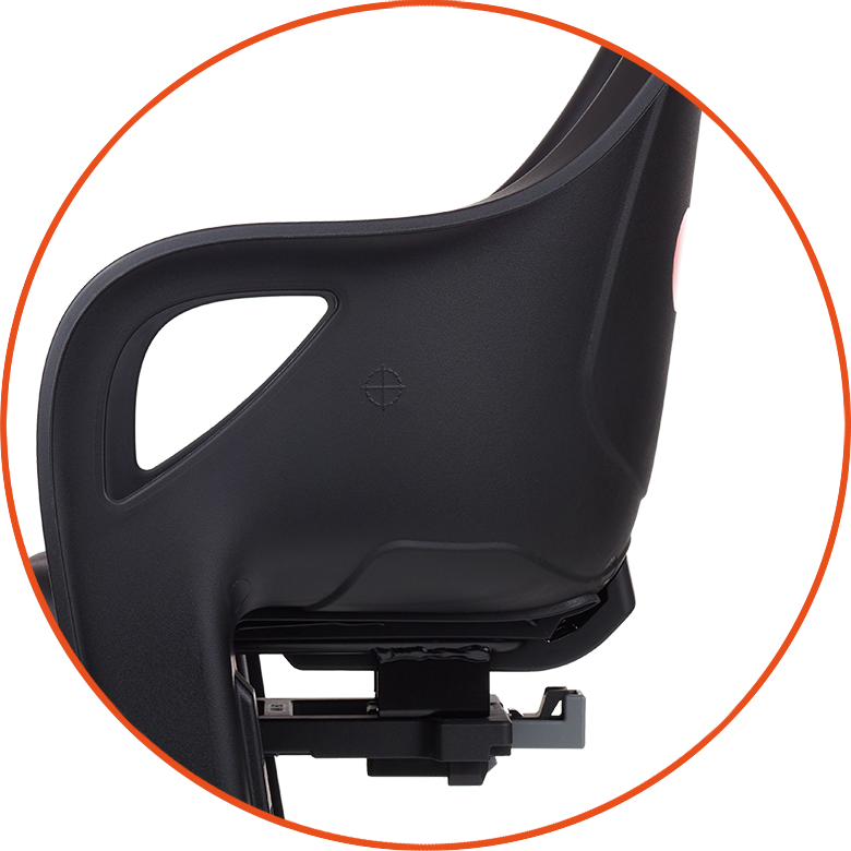 Fotelik rowerowy Polisport Koari Black/Grey MIK