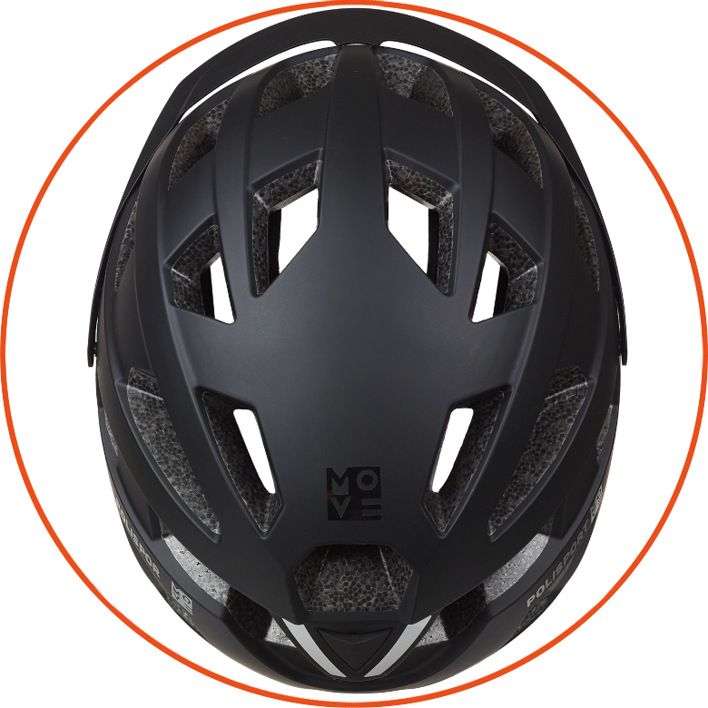 Kask rowerowy Polisport City Move Black