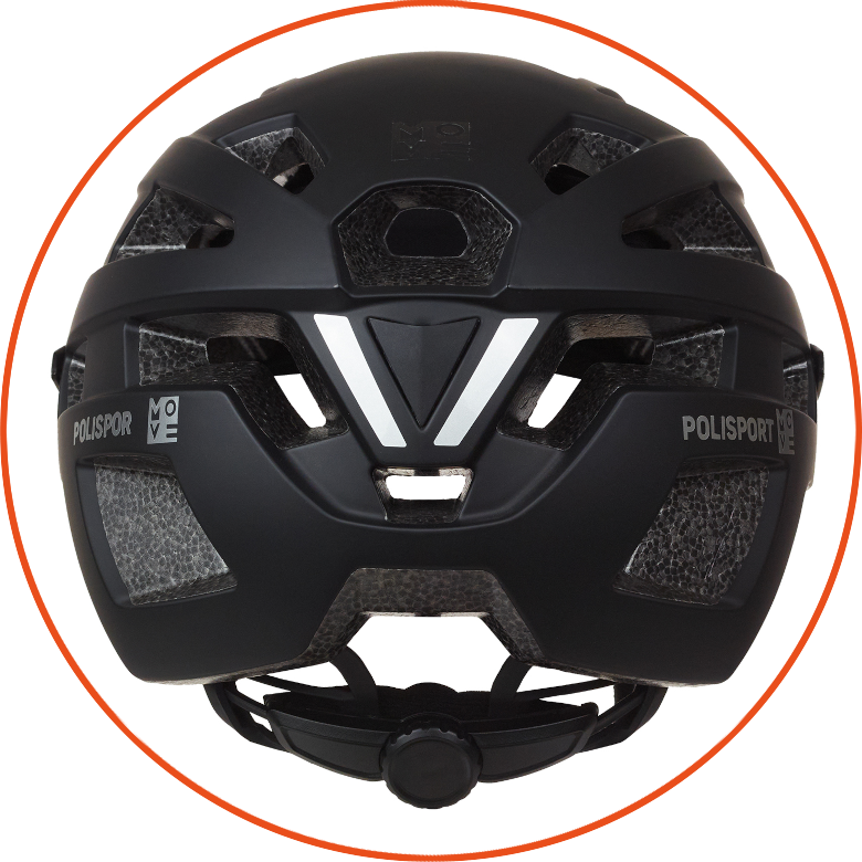 Kask rowerowy Polisport City Move Black