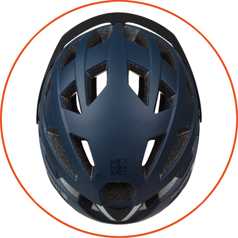 Kask rowerowy Polisport City Move Blue