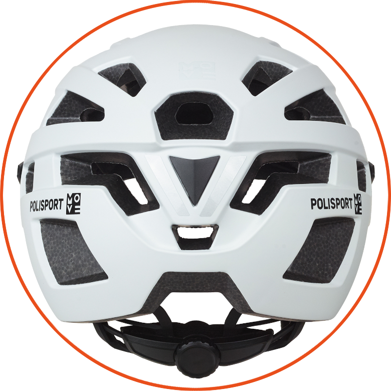 Kask rowerowy Polisport City Move White