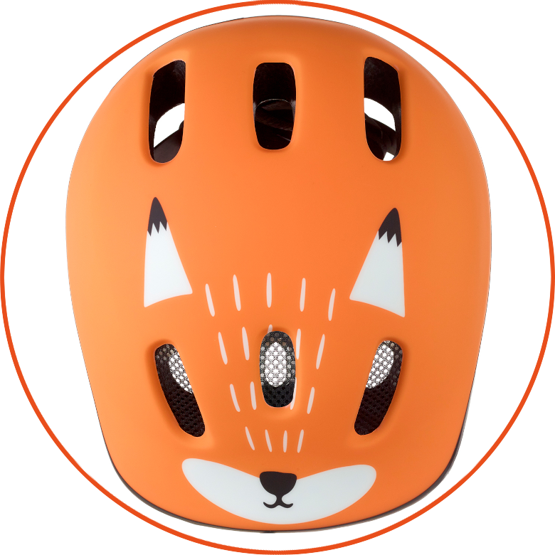 Dziecięcy kask rowerowy Polisport BABY Fox XXS: 44-48 cm