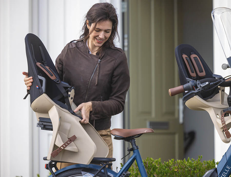 Tylny fotelik rowerowy Qibbel Air MIK HD