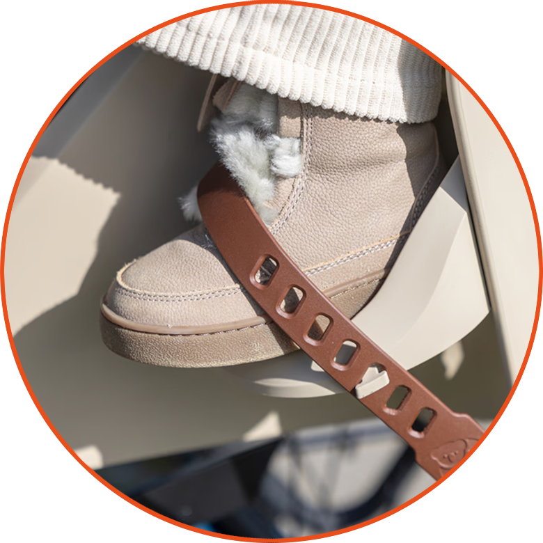 Tylny fotelik rowerowy Qibbel Air MIK HD