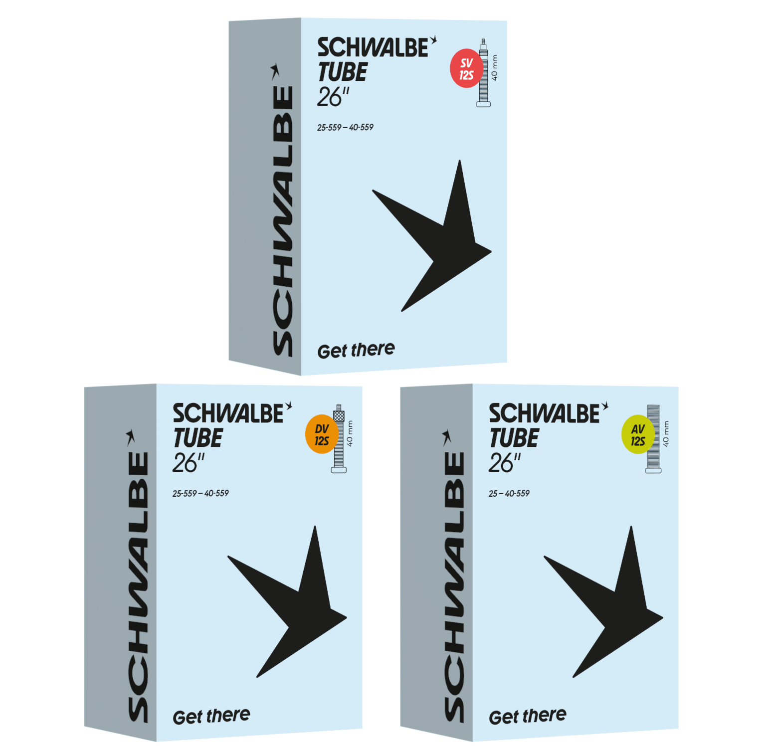 Dętka rowerowa Schwalbe 26" × 1.00 - 1.50" (25/40-559) - NR 12S