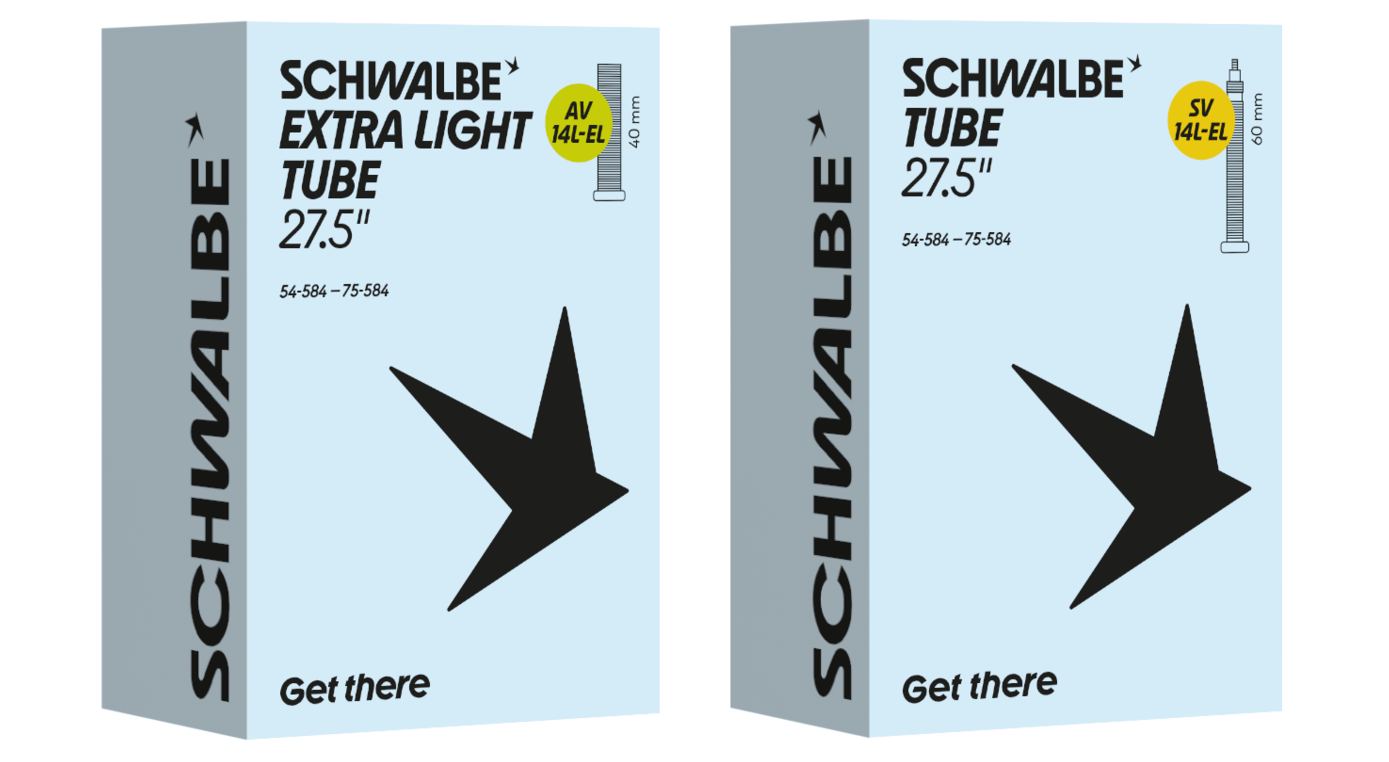Dętka rowerowa Schwalbe Extra Light 27.5" ×2.10 - 3.00" (54/75-584) - NR 14L-EL