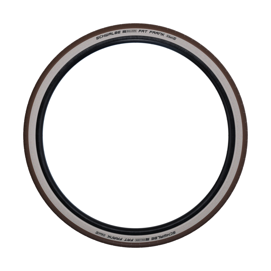 Opona rowerowa Schwalbe Fat Frank 28 x 2.00" (50-622) Brązowa - Biały Bok | Reflex