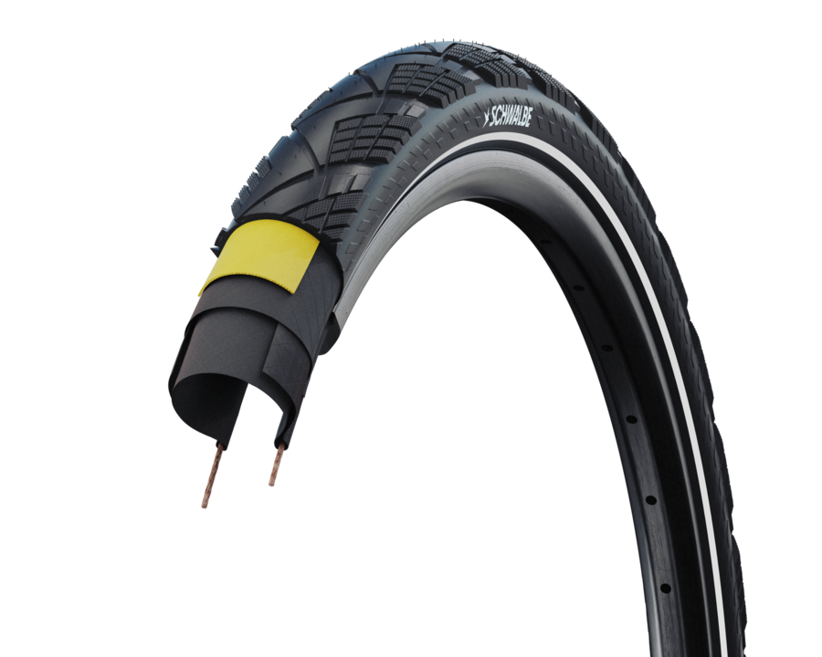 Opona rowerowa Schwalbe Marathon PRO Efficiency 28 × 1.70" (45-622) Zwijana | Reflex