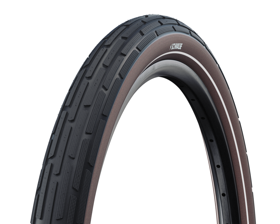 Opona rowerowa Schwalbe Motion Fat Frank Brązowy Bok 28" × 2.00" (50-622) K-Guard | Black/Coffee | Reflex