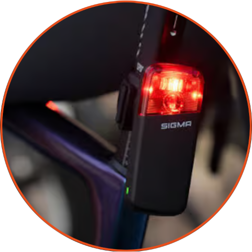 Tylna lampka rowerowa Sigma Reco 80 Link USB