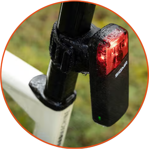 Tylna lampka rowerowa Sigma Reco 80 Link USB