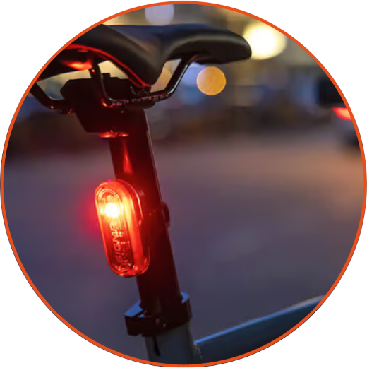 Zestaw lampek rowerowych Sigma Aura 30 / Curve