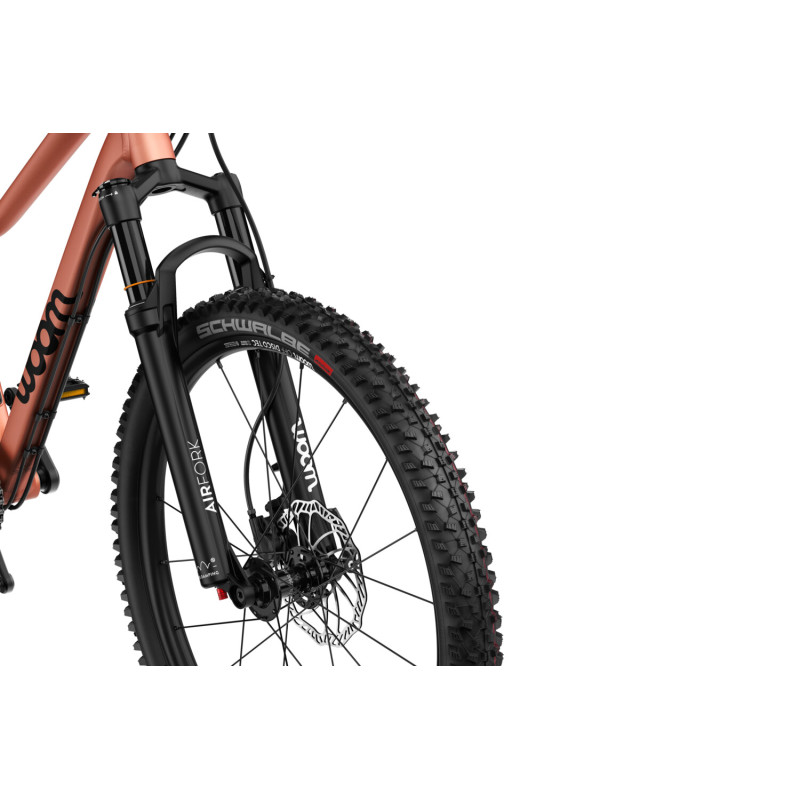 Widelec amortyzowany woom OFF AIR 6 czarny