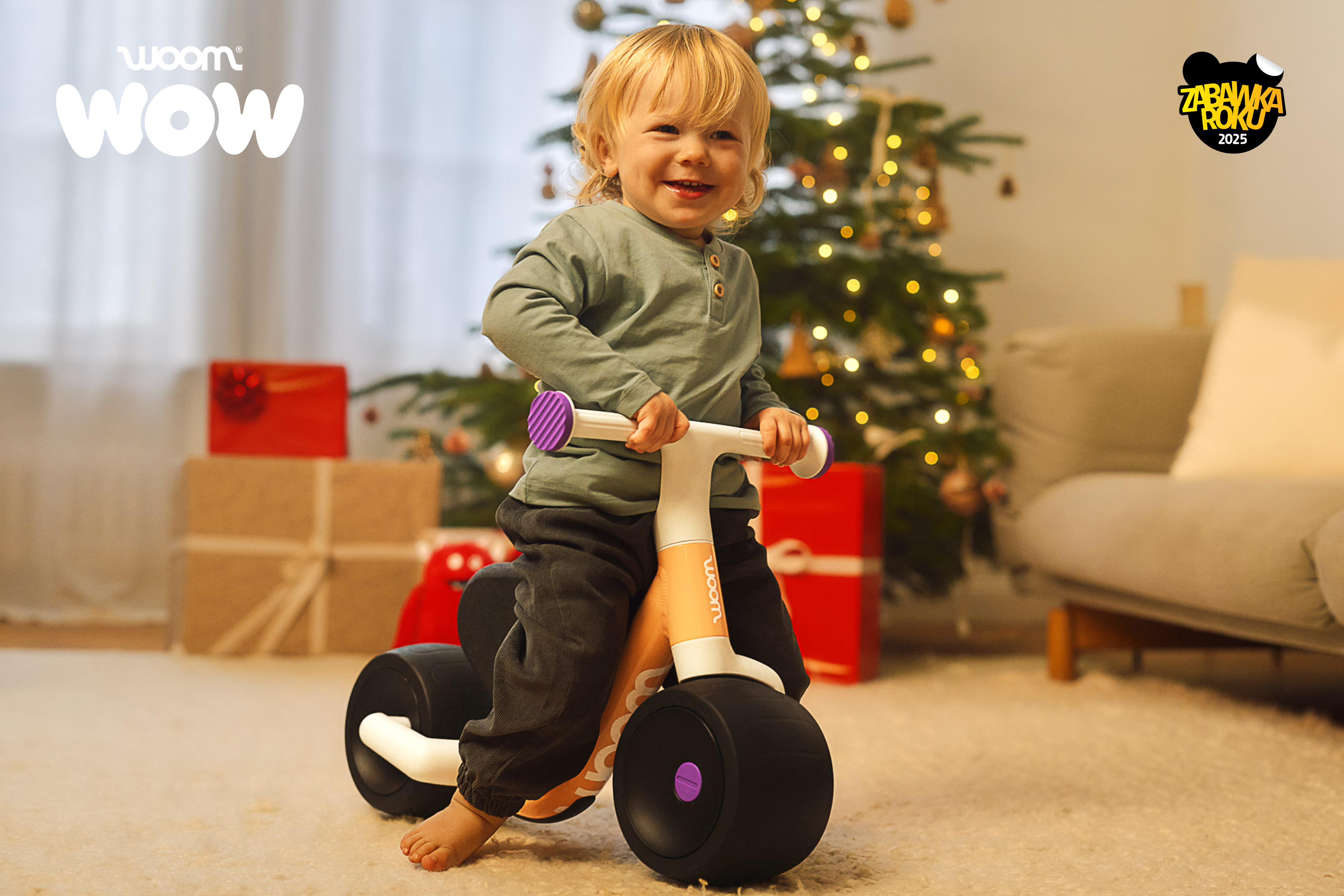 Zwycięzca konkursu rowerek biegowy woom WOW "Zabawka Roku 2025"