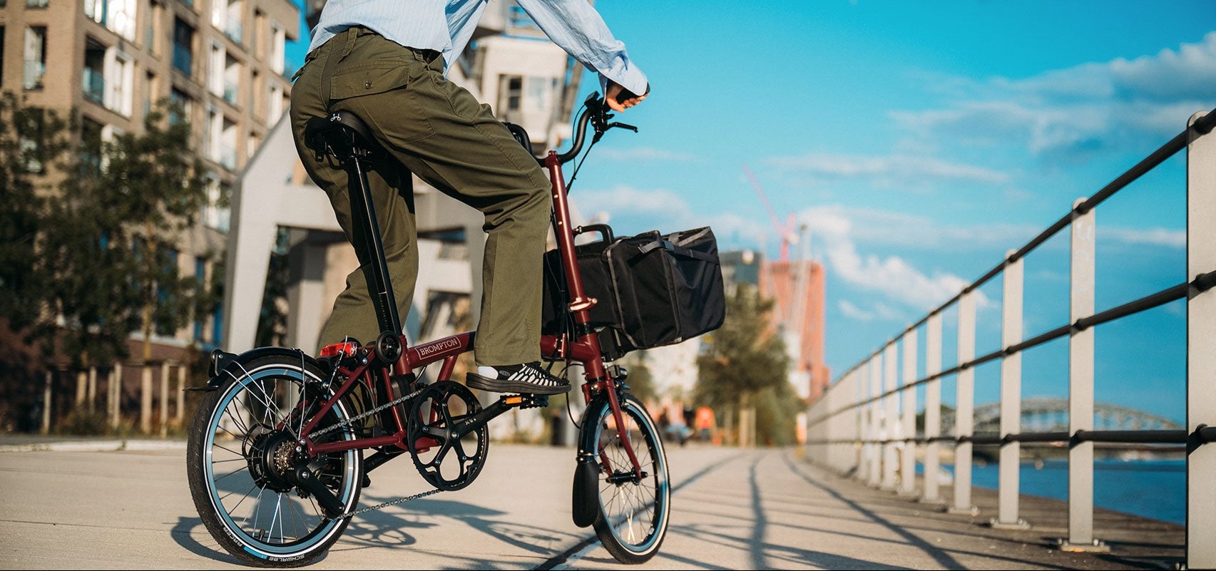 Elektryczny rower składany Brompton C-line 