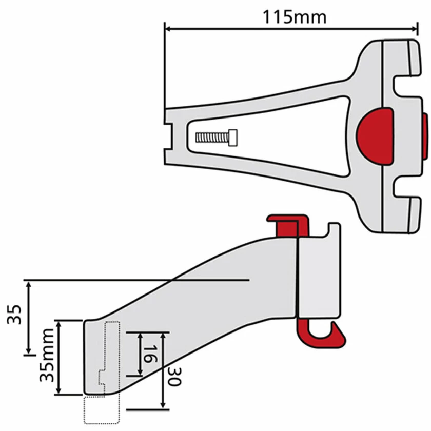 Adapter KLICKfix do Dahon Head Tube