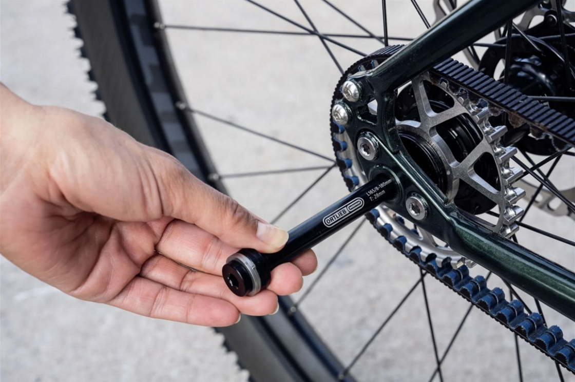 Adapter Ortlieb Thru Axle do montażu bagażnika rowerowego