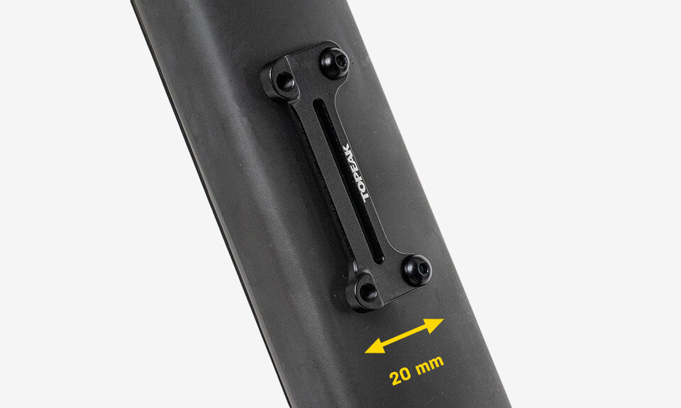 Adapter Topeak do przesunięcia montażu kosza na bidon w bok 