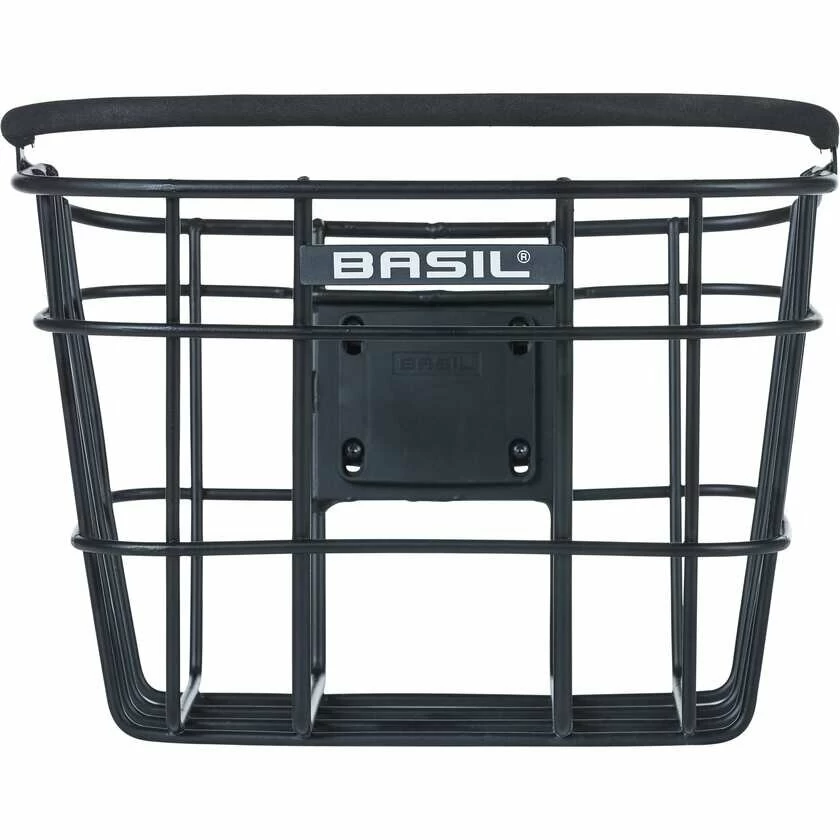Aluminiowy przedni koszyk rowerowy Basil Bremen z systemem KlickFix oraz Basil KF