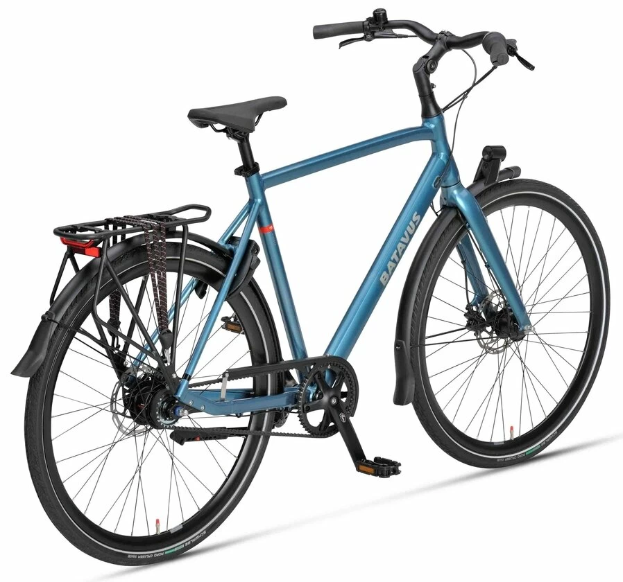 Batavus Dinsdag Exclusive Belt N7 na pasku zębatym Męski Lekki niebieski
