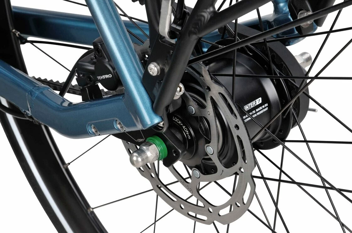 Batavus Dinsdag Exclusive Belt N7 na pasku zębatym Męski Lekki niebieski