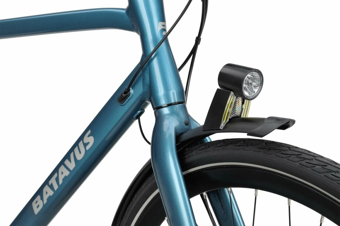 Batavus Dinsdag Exclusive Belt N7 na pasku zębatym Męski Lekki niebieski