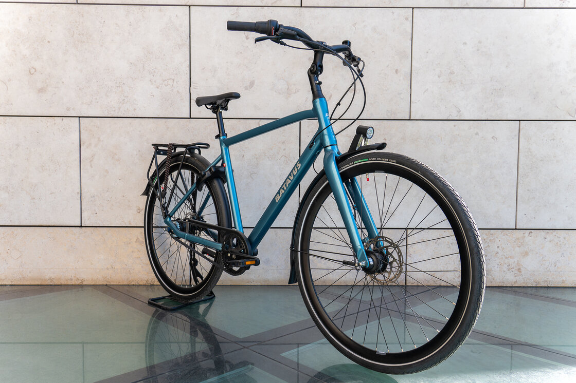 Batavus Dinsdag Exclusive Belt N7 na pasku zębatym Męski Lekki niebieski