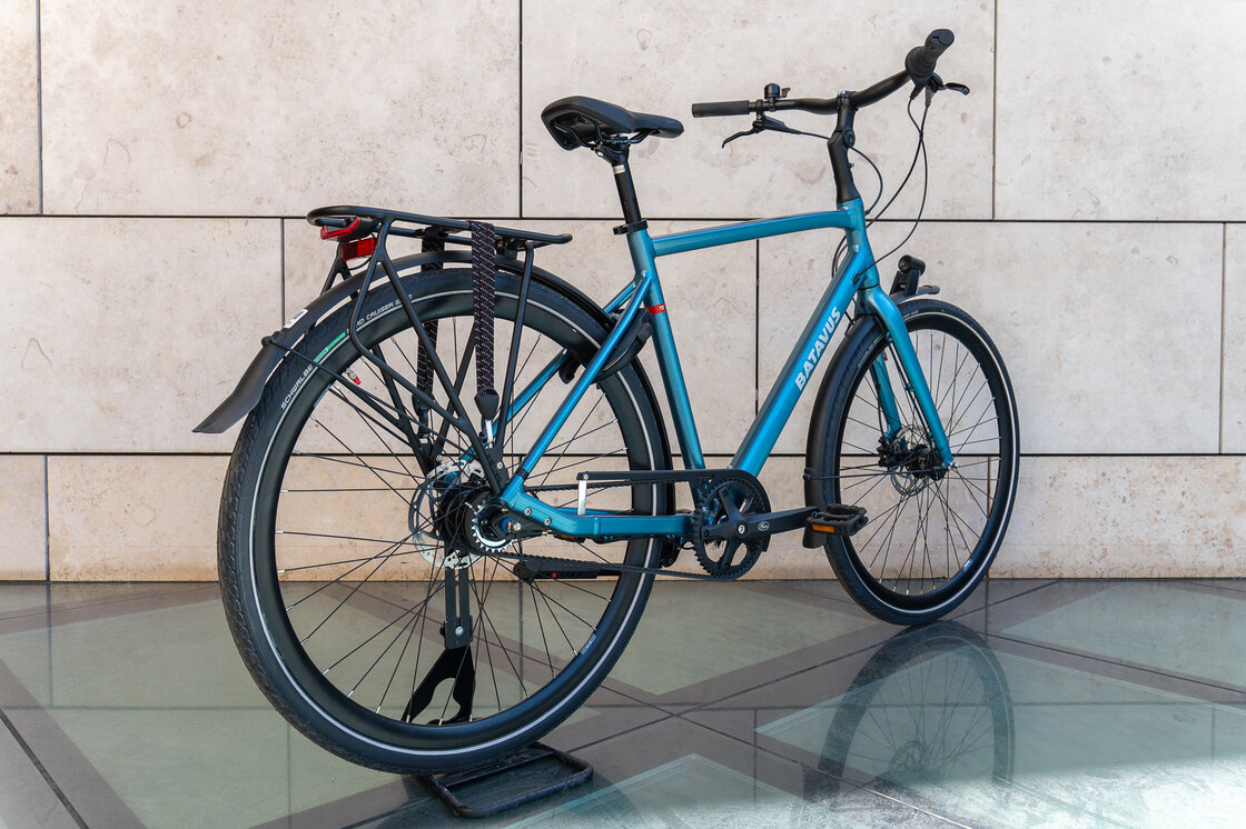 Batavus Dinsdag Exclusive Belt N7 na pasku zębatym Męski Lekki niebieski