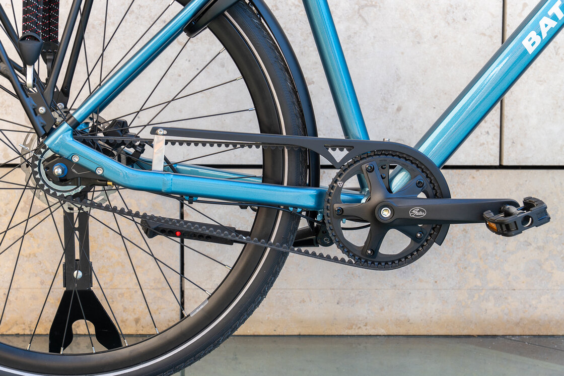 Batavus Dinsdag Exclusive Belt N7 na pasku zębatym Męski Lekki niebieski