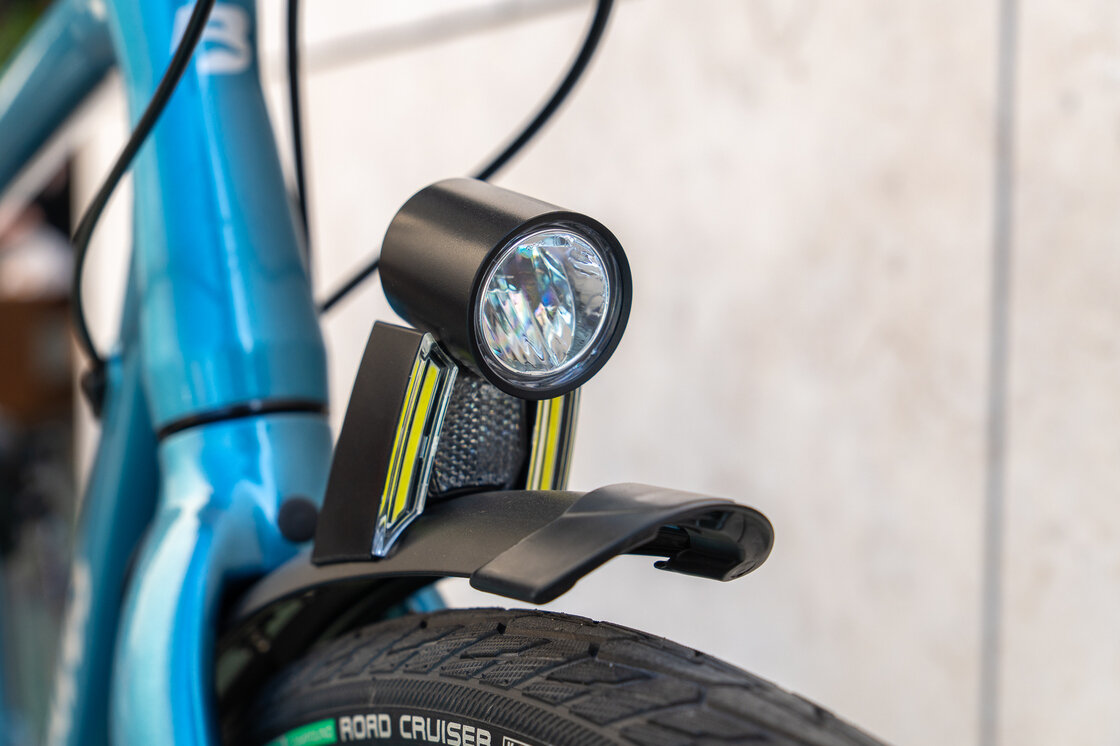 Batavus Dinsdag Exclusive Belt N7 na pasku zębatym Męski Lekki niebieski