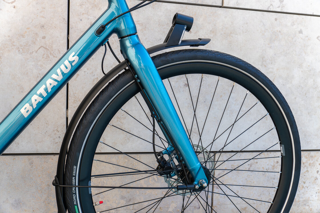 Batavus Dinsdag Exclusive Belt N7 na pasku zębatym Męski Lekki niebieski