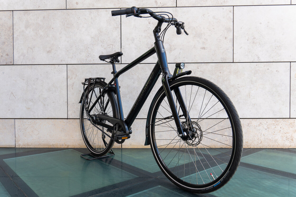 Batavus Dinsdag Exclusive Belt N7 na pasku zębatym Męski Vulkan Black