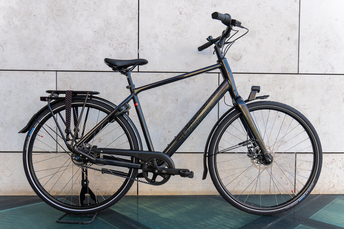 Batavus Dinsdag Exclusive Belt N7 na pasku zębatym Męski Vulkan Black