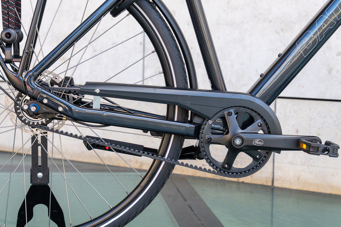 Batavus Dinsdag Exclusive Belt N7 na pasku zębatym Męski Vulkan Black